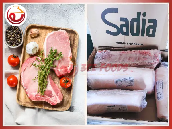 Cốt lết heo đông lạnh nhập khẩu Brazil, thùng 20kg giá sỉ - Thực phẩm đông lạnh 3CE Foods
