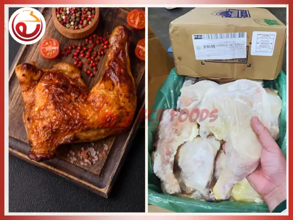 Đùi gà góc tư Mountaire (Mỹ) đông lạnh thùng 15kg giá sỉ cạnh tranh - Thực phẩm đông lạnh 3CE Foods