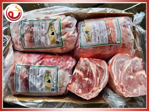 Nạm bụng trâu BlackGold (mã 19) nhập khẩu Ấn Độ, thùng 20kg, giá sỉ - Thực phẩm đông lạnh 3CE Foods