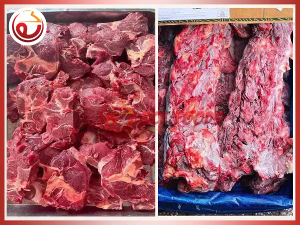 Xương cổ bò đông lạnh nhập khẩu Úc, thùng 20kg giá sỉ - Thực phẩm đông lạnh 3CE Foods