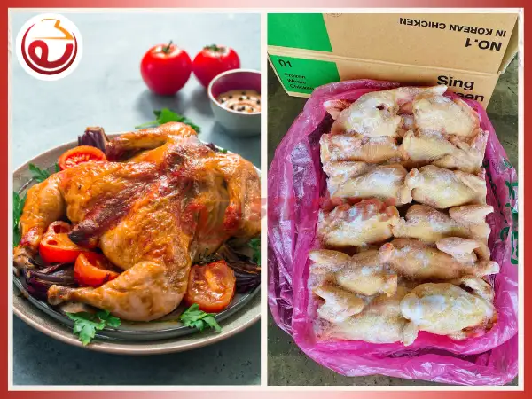 Gà đông lạnh nguyên con nhập khẩu, thùng 15kg giá sỉ - Thực phẩm đông lạnh 3CE Foods