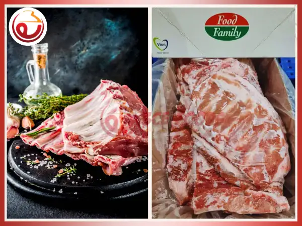 Sườn bẹ đông lạnh Vion (Đức/Hà Lan), thùng 20kg giá sỉ - Thực phẩm đông lạnh 3CE Foods