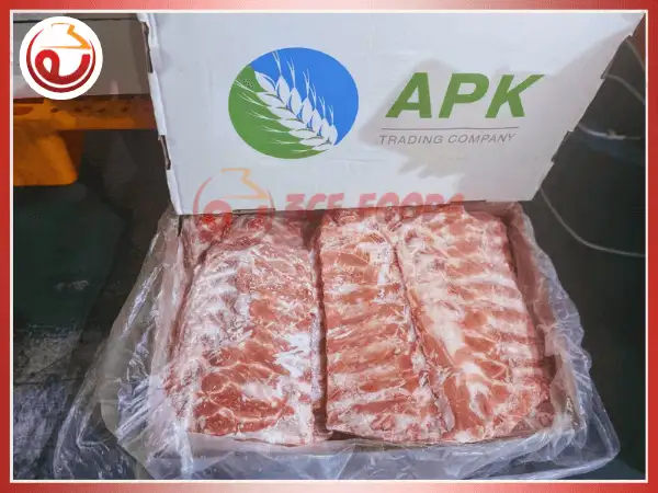 Sườn bẹ heo APK do Thực Phẩm đông lạnh 3CE nhập khẩu