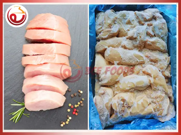 Ức gà phi lê đông lạnh thùng 10kg giá sỉ tốt - Thực phẩm đông lạnh 3CE Foods